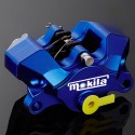 Motorcycle Rear Caliper Brake Pump With Pads Under The Double Pistion Hole Small Crabs Caliper Power Universal