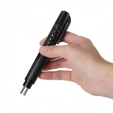 Portable Brake Fluid Oil Tester Detection Pen 5 LED indicator Testing Tool