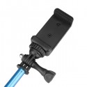 28-95CM Aluminum Blue Self Portrait Handheld Monopod for Yi Gopro Phone