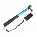 28-95CM Aluminum Blue Self Portrait Handheld Monopod for Yi Gopro Phone