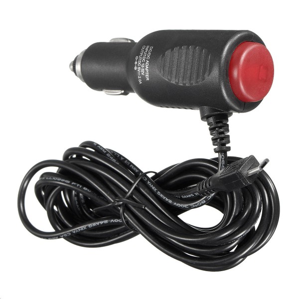5V 2A Driving Recorder Navigation GPS With Switch Charging Source Car Charger Micro USB