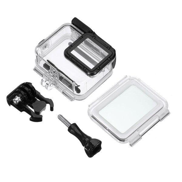 Camera Waterproof Housing Case Diving Touch Screen Cover For Gopro Hero 7 Silver White