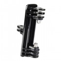 Double Bracket Mount Base Adapter Monopod Stand Holder for GoPro Hero yi Camera