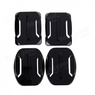 Flat Mounts+Curved Mounts with Adhesive Pads for SJ4000 Gopro