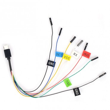 FPV AV Cable with Type-C Connector for SJ8 Series Action Camera and Aerial Photography