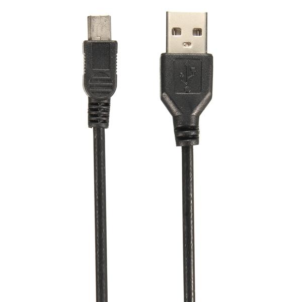 USB 2.0 A Male to Mini 5 Pin B Charging Cable Cord 75cm for DVR GPS PC Camera MP3