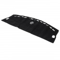 Black Car Dashmat Dashboard Mat Dash Cover Sun Visor Pad For Jaguar XF 2009-2015