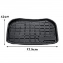 Black Rubber TPE Front Car Cargo Tray Trunk Floor Mat For Tesla Model 3 2017-2019