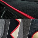 Non-slip Car Dash Mat Dashboard Sun Cover Pad Polyester DashMat for Honda 10th Gen Civic 2016-2018