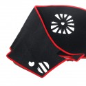 Red Edge Non-Slip Dashmat Dashboard Pad Sun Cover For Nissan Altima 2013-2018