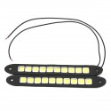 12V COB 10LED Car Daytime Running Lights Side Marker Reversing Parking Lamp