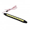 12V COB 10LED Car Daytime Running Lights Side Marker Reversing Parking Lamp