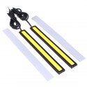 14cm COB LED Daytime Running Lights DRL Strip Lamp Waterproof 12V 8W 500LM 2PCS Universal