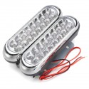 2PCS 12V 2W Car Daytime Running DRL Fog White 16 LED Light Lamp