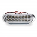 2PCS 12V 2W Car Daytime Running DRL Fog White 16 LED Light Lamp