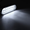 2PCS 12V 2W Car Daytime Running DRL Fog White 16 LED Light Lamp