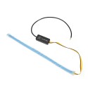 2PCS 30CM Waterproof LED Car DRL Daytime Running Lamp Strip Light Soft Tub