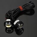 2PCS 3W LED Eagle Eye Lights Daytime Running DRL Bulb Backup Reversing Lamp 12V White for Car Motor