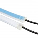 2PCS 60cm Car LED Light Guide Strip Ultra-thin Daytime Running Light Flowing Water Belt Turning Decorative Silicone Light Bar