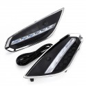 2PCS LED DRL Daytime Running Lights Lamps For Volvo S60 V60 2011-2013