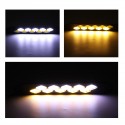 2Pcs 5W 12V Car LED Daytime Running Lights Auto DRL Fog Lights COB 10 LED Waterproof Lamps