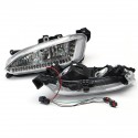 2Pcs LED Daytime Running Fog Lights Lamps DRL 6500K For Hyundai IX45 Santa Fe 2013-2015