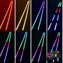 2in1 60CM 5050 36LED 12V RGB Flexible Car Truck Grille Strip Light Atmosphere Lamp