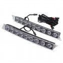 30cm 9 LED Car Daytime Running Lights DRL Spot Driving Lamp White 2PCS Universal for Audi/Porsche