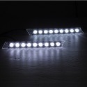 30cm 9 LED Car Daytime Running Lights DRL Spot Driving Lamp White 2PCS Universal for Audi/Porsche