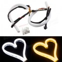 30cm White Amber Switchback Headlight LED Strip Drl Run Light