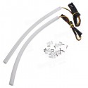 30cm White Amber Switchback Headlight LED Strip Drl Run Light