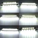 6/8/9/12/14/16 LED Super White DRL Daytime Running Light Driving Fog Lamp DC-12V