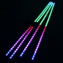 6in1 24inch 60CM 36 LED RGB Car Hood Grilles Bumper Knight Rider Scanner Strip Light