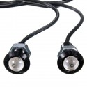 Car 3W 18MM LED Eagle Eye Daytime Running DRL Tail Backup Light