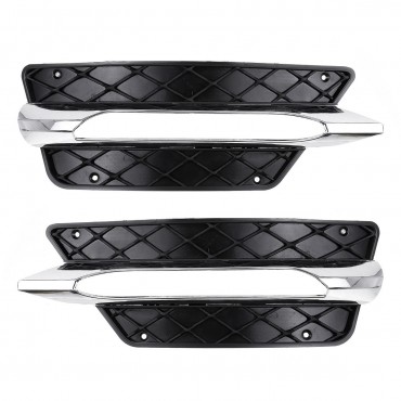 Car Left/Right Daytime Running Lights Lower Bumper DRL Grill Cover For Mercedes C-CLASS W204 2012-2014