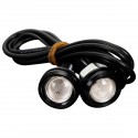 DC12V 3W COB LED Car Eagle Eyes Daytime Running Lights Backup Lamp Bulb