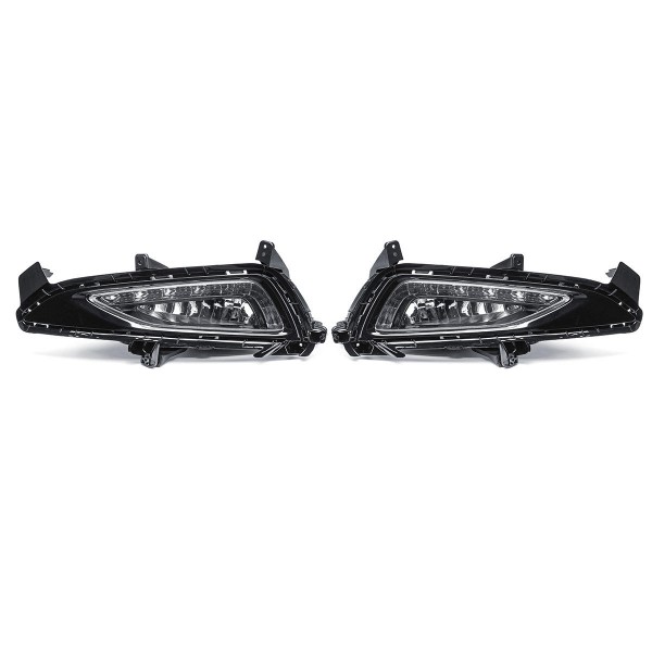 DRL Daytime Running Lights Fog Lamps Cover Switch Kit For Hyundai Tucson 2015-2018