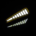 Dual Color COB Car Daytime Running Lights Turn Singal Lamp White Yellow