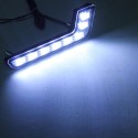 L Shape 5W LED DRL Daytime Running Lights Fog Lamp White for Benz C E S
