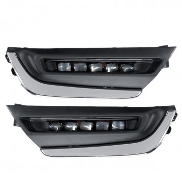 LED DRL Daytime Running Lights White Pair For Honda CR-V CRV 2017 2018