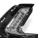 Pair 7LED Car Daytime Running Lights DRL Fog Turn Signal Lamp for Hyundai Elantra AD 17-18