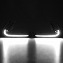 Pair Dual Color Car LED Daytime Running Lights Turn Signal Lamp for Hyundai Elantra AD 2017-2018
