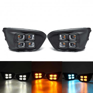 Pair LED DRL Daytime Running Lights Lamps For KlA KX Cross 2018 Two/Three Colors