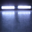 Pair Universal 16 LED Car Daytime Running Lights DRL Fog Day Driving Lamp 12V White