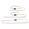 Ultra Thin Guide Strip White Daytime Running Lights Amber Turn Lamp Switchback Sequential 2Pcs