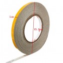 1Roll 1cm x45.7m Reflective Body Rim Stripe Sticker DIY Tape Self-Adhesive