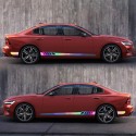 2pcs Body Both Side Graphics Vinyl Long-Stripe Reflective Colorful / Solid Color Car Decal Sticker