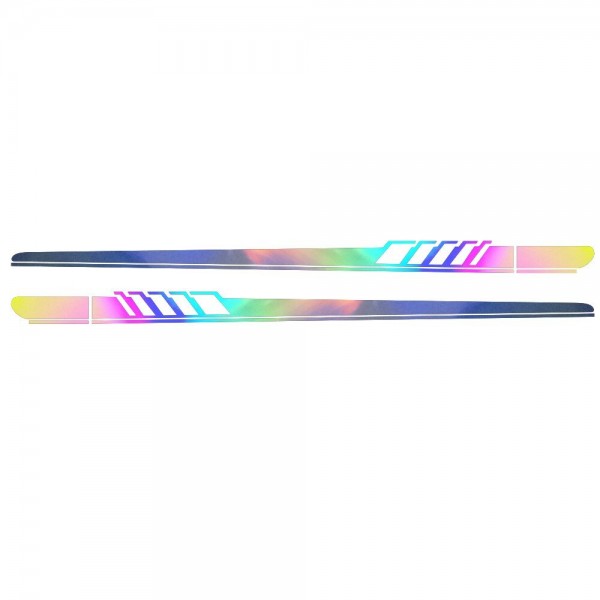 2pcs Body Both Side Graphics Vinyl Long-Stripe Reflective Colorful / Solid Color Car Decal Sticker