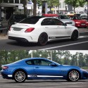 2pcs Body Both Side Graphics Vinyl Long-Stripe Reflective Colorful / Solid Color Car Decal Sticker