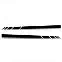 2pcs Side Body Stripe Sticker Decal For VW Volkswagen Transporter T4 T5 T6 Campervan